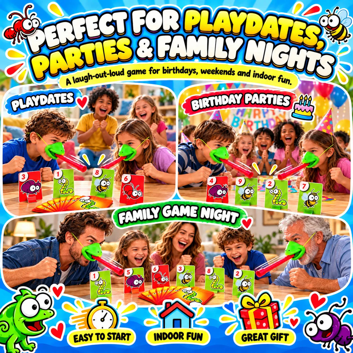 π₯πLAST DAY 50% OFF!!Christmas giftπ₯ 2-Player Chameleon Tongue Shooting Game β Face-Off Edition