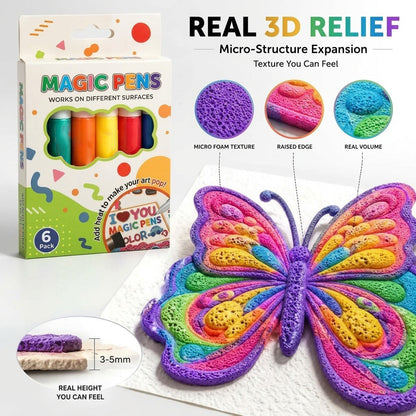 💥LAST DAY BUY 1 GET 1 FREE!!🎁🔮Magic Pen – Draw 3D with one stroke!🎄DIY Bubble Popcorn Drawing Pens