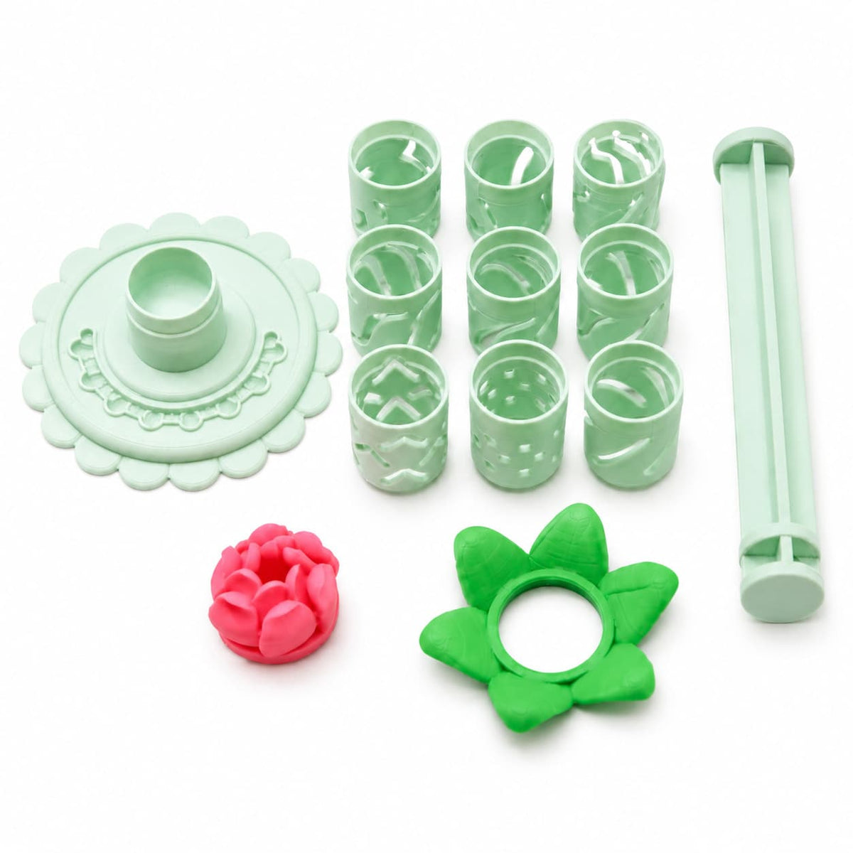 🎁✨👉Modular Clay Bloom Maker with 9 Shaping Sleeves