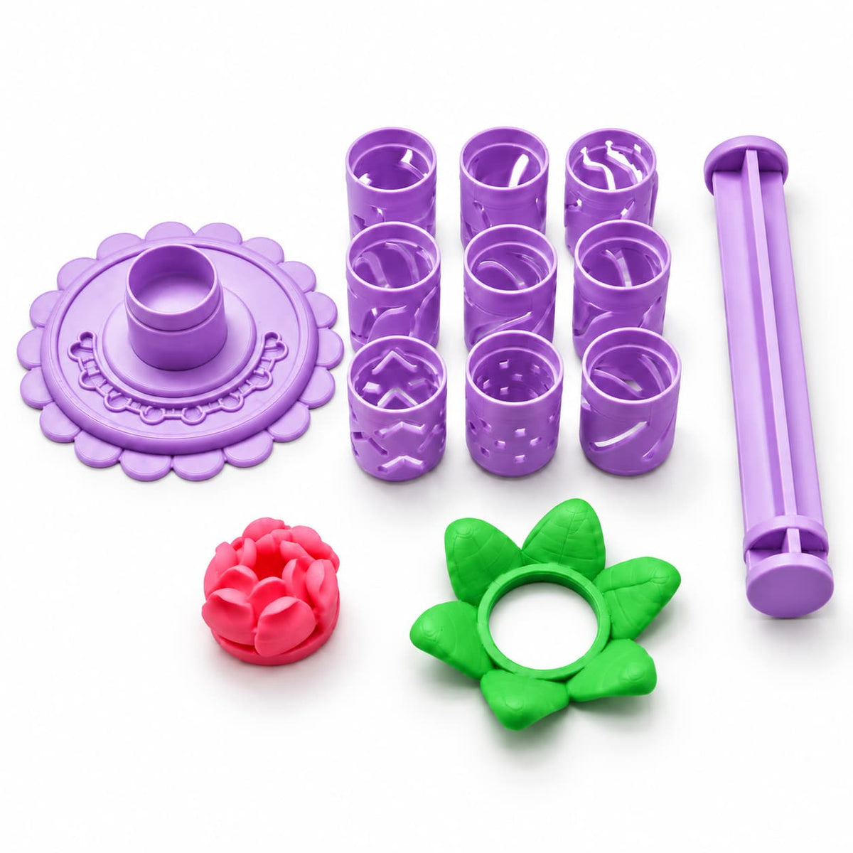 🎁✨👉Modular Clay Bloom Maker with 9 Shaping Sleeves