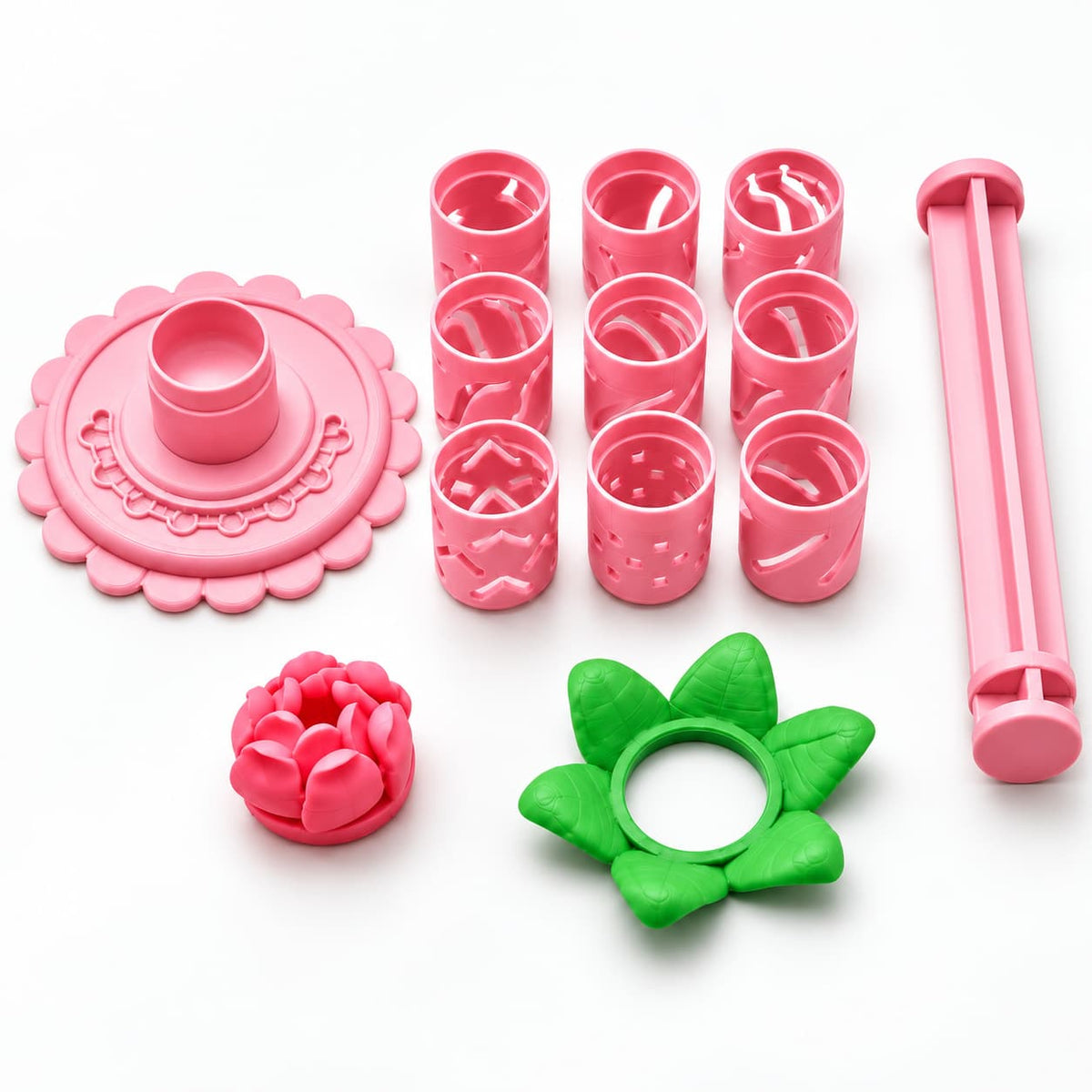 🎁✨👉Modular Clay Bloom Maker with 9 Shaping Sleeves