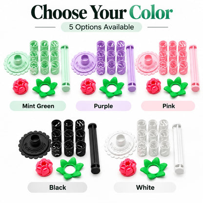🎁✨👉Modular Clay Bloom Maker with 9 Shaping Sleeves