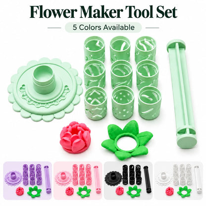 🎁✨👉Modular Clay Bloom Maker with 9 Shaping Sleeves