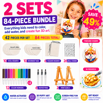 🔥Last Day 69% off🔥3D Puffy Texture Paper- Turn Simple Drawings Into Fun Puffy 3D Art🪄