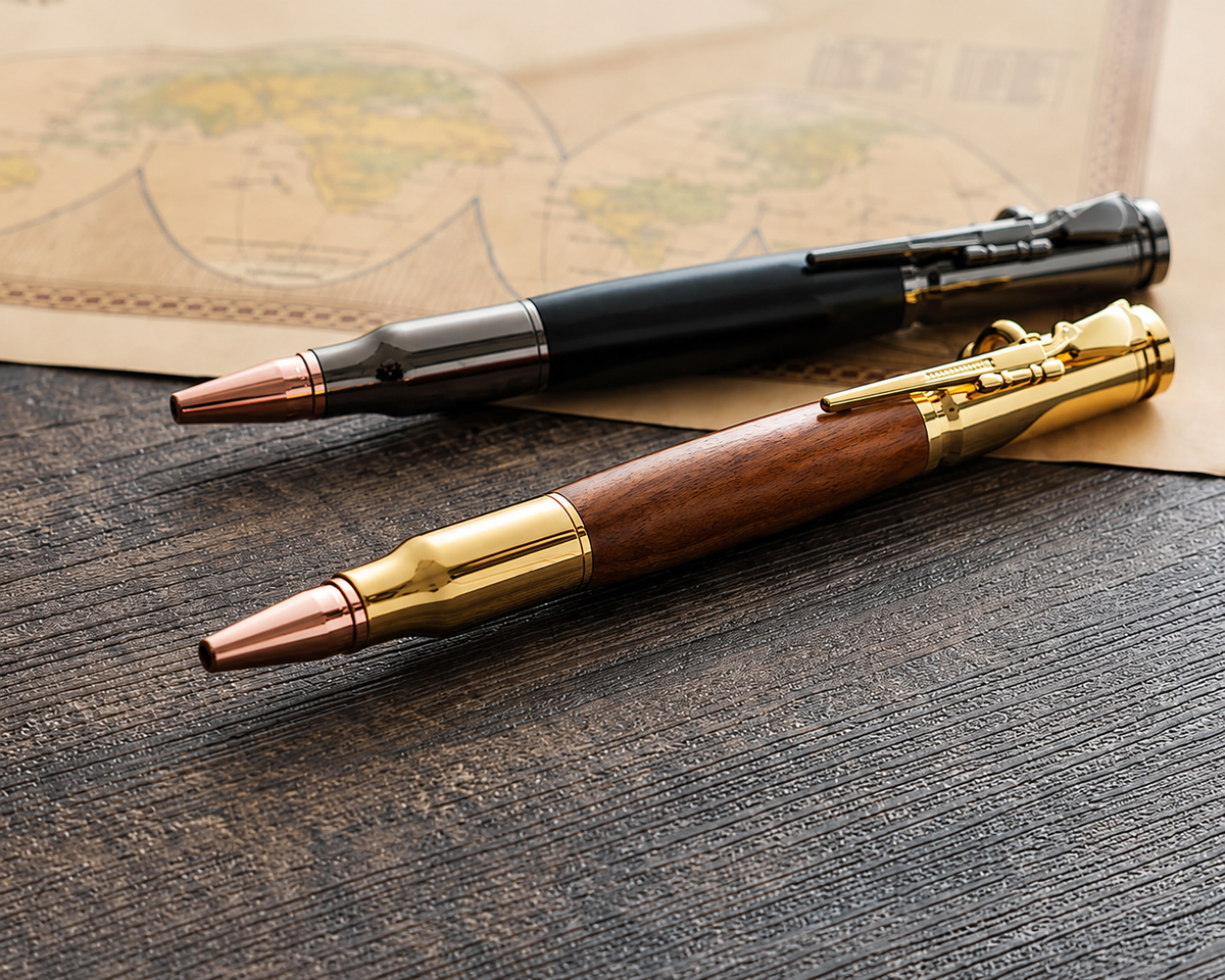 🖊Handmade Bolt-Action Wooden Pen(📦Buy 2 Sets Free Shipping)