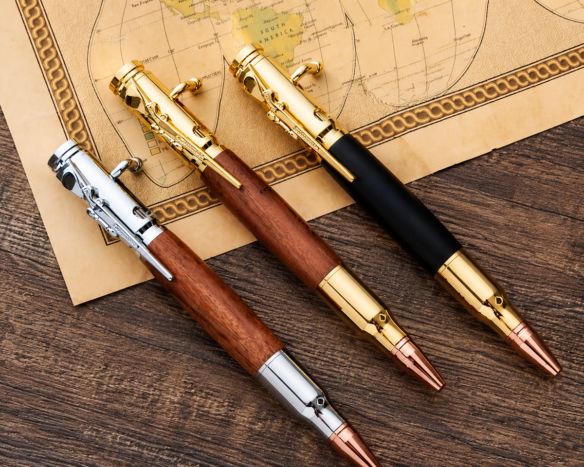 🖊Handmade Bolt-Action Wooden Pen(📦Buy 2 Sets Free Shipping)