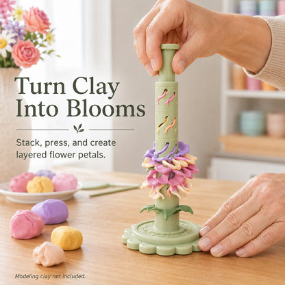🎁✨👉Modular Clay Bloom Maker with 9 Shaping Sleeves