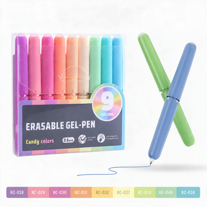 LAST DAY🔥BUY 1 GET 1 FREE ! ✨ 9-Color Erasable Gel Pen Set — Multiple Styles Available