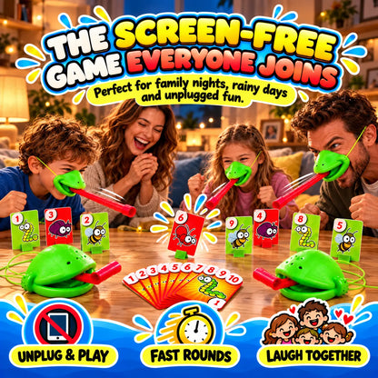 🔥🎁LAST DAY 50% OFF!!Christmas gift💥 2-Player Chameleon Tongue Shooting Game – Face-Off Edition