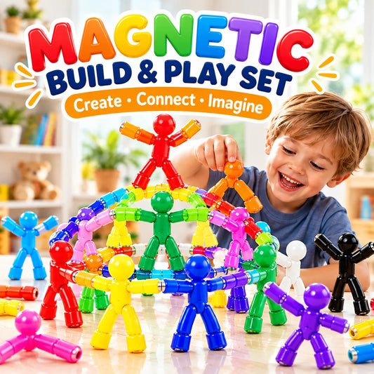 🔥LAST DAY 50% OFF - ✨Unisex Kids' Magnetic Building Set (Set of 10)