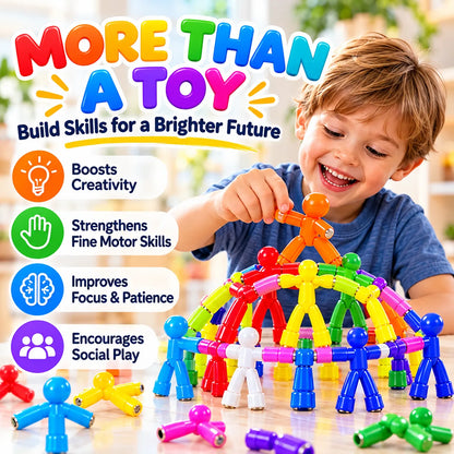 🔥LAST DAY 50% OFF - ✨Unisex Kids' Magnetic Building Set (Set of 10)